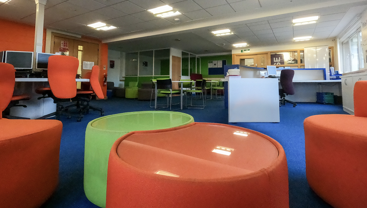 Inside the common room
