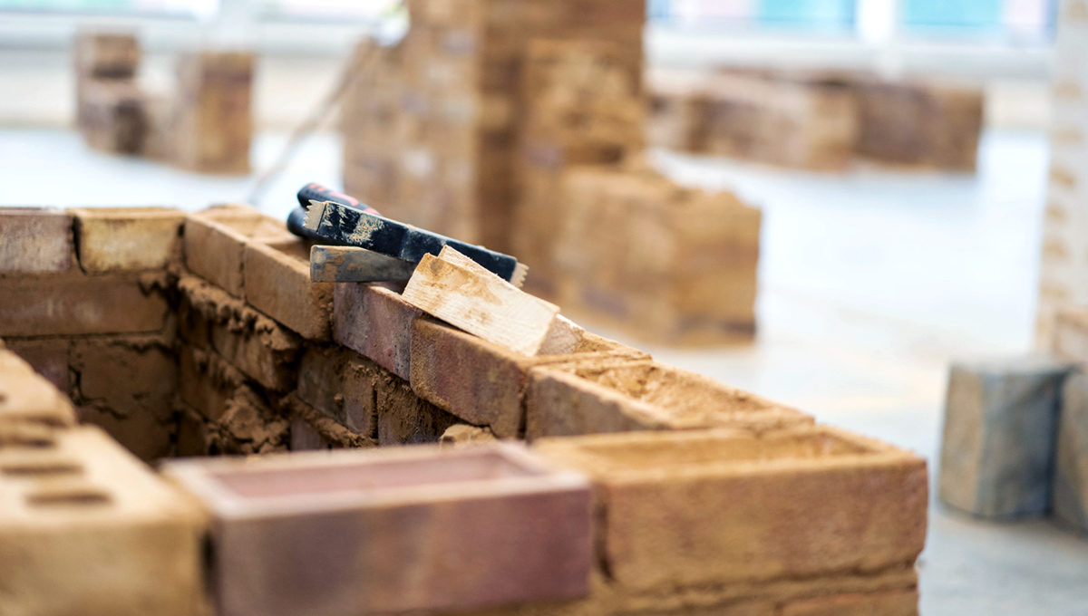 Layered bricks